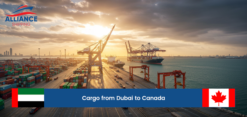 cargo from dubai to canada