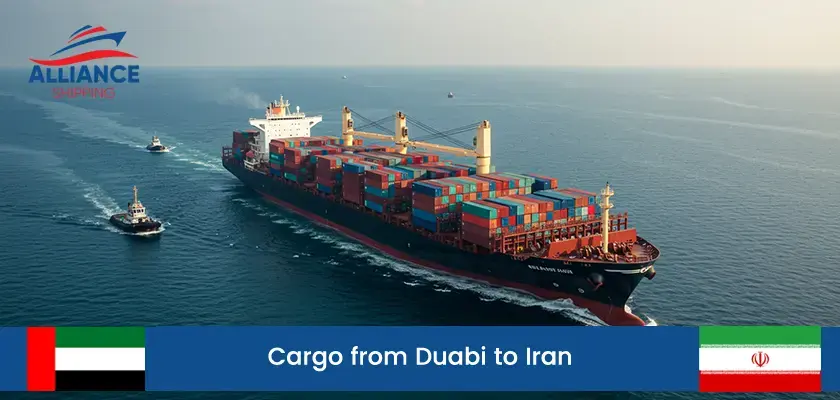 cargo from dubai to iran