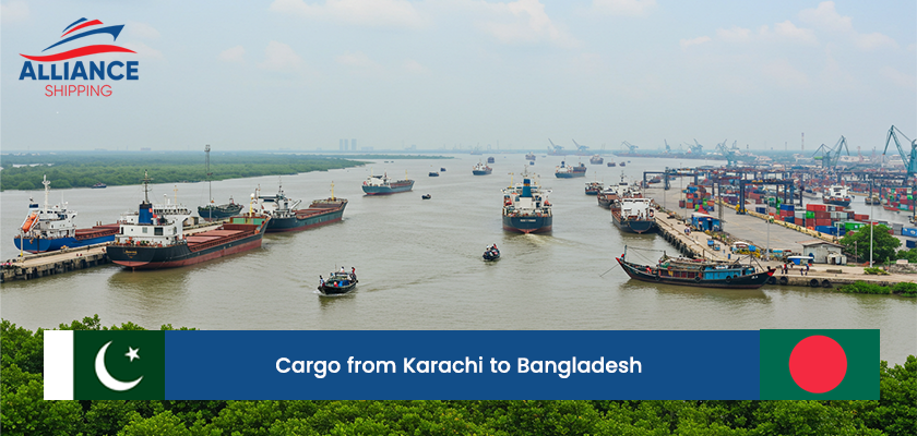 Cargo from Karachi to Bangladesh