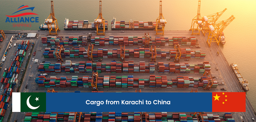 Cargo from Karachi to China