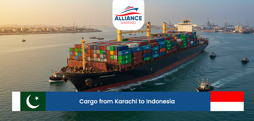 Cargo from Karachi to Indonesia