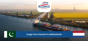 cargo from karachi to netherlands