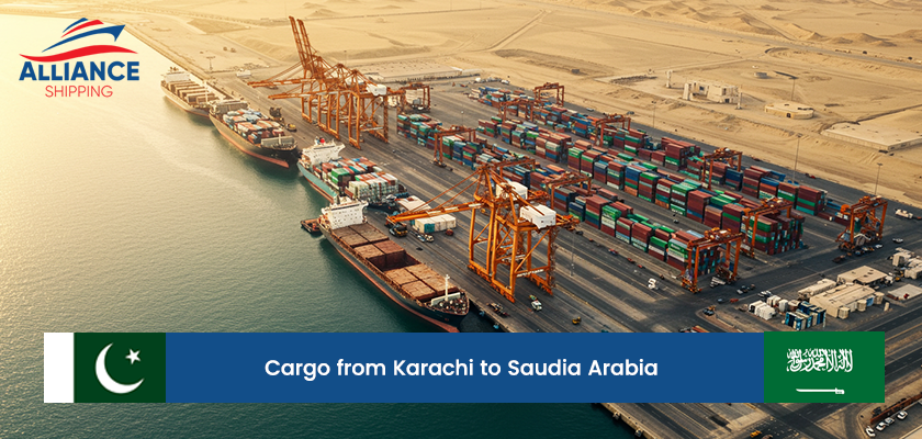 Cargo from Karachi to Saudi Arabia