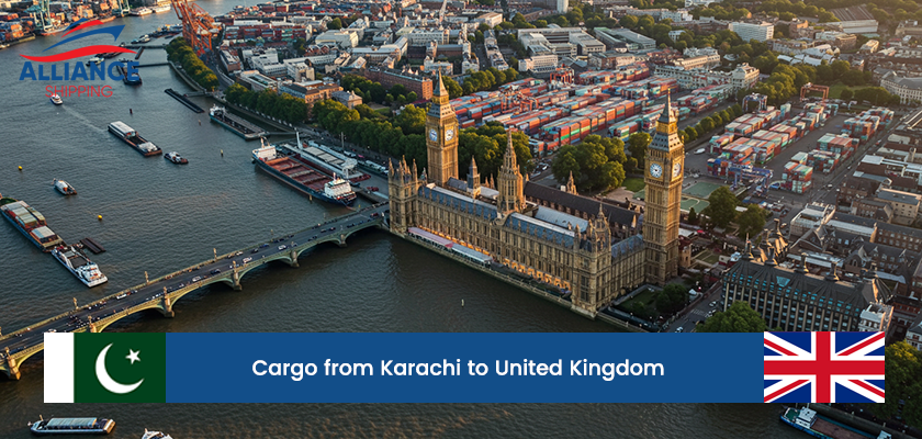 Cargo from Karachi to UK