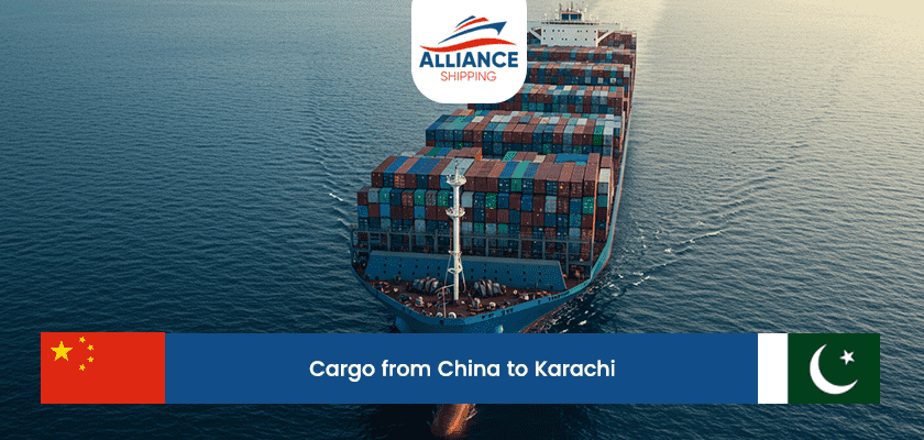 cargo from china to karachi