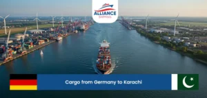 cargo from germany to karachi