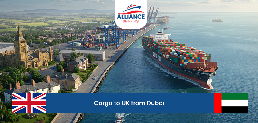 cargo to UK from Dubai