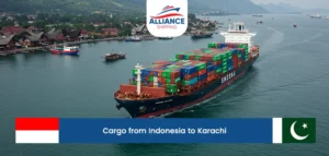 cargo from indonesia to karachi