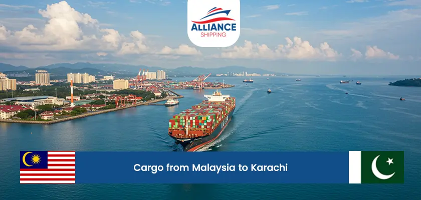 cargo from malaysia to karachi