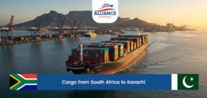 Cargo from South Africa to Karachi