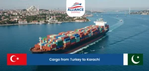 cargo from turkey to karachi