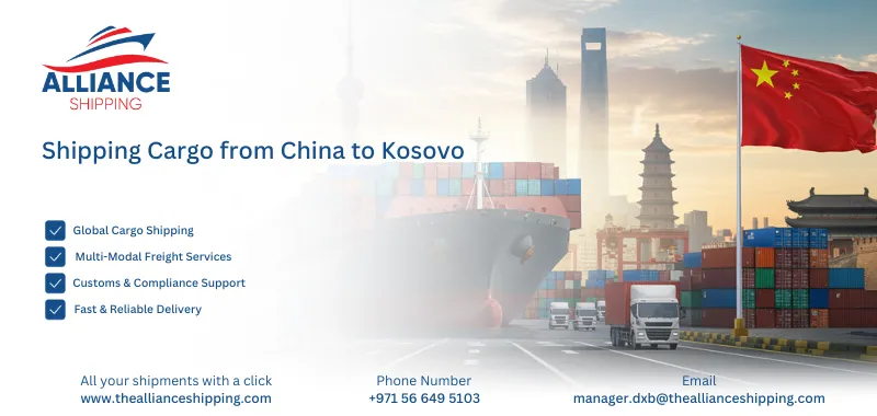 Shipping Cargo rates from China to kosovo