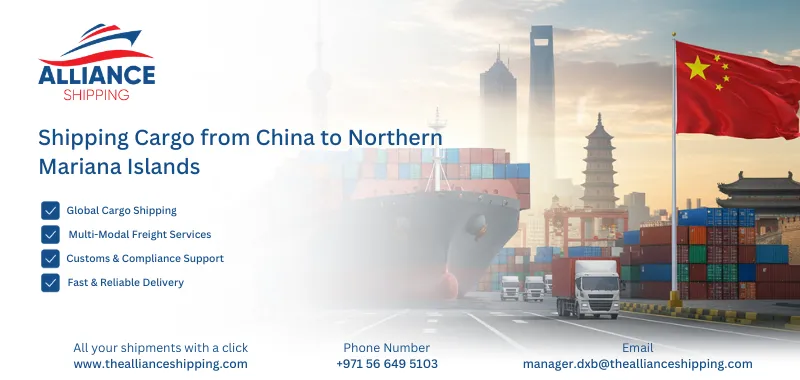 Shipping cargo from China to Northern Mariana Islands