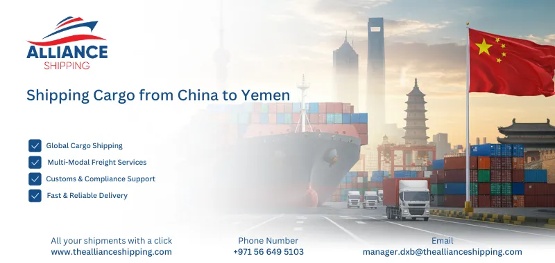 Shipping Cargo rates from China to yemen