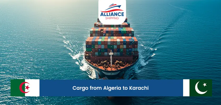 cargo from algeria to karachi