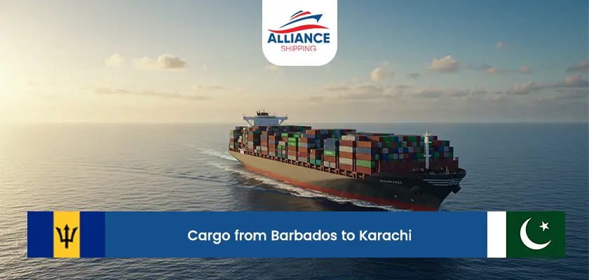 cargo from barbados to karachi