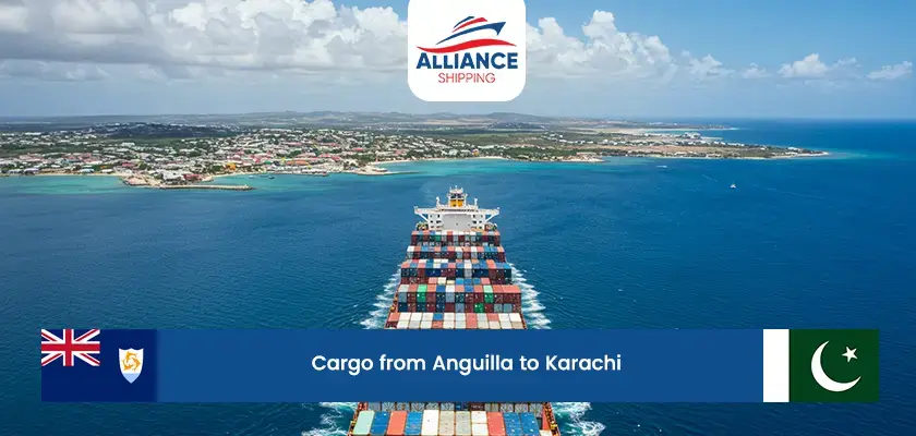 Cargo from Anguilla to Karachi