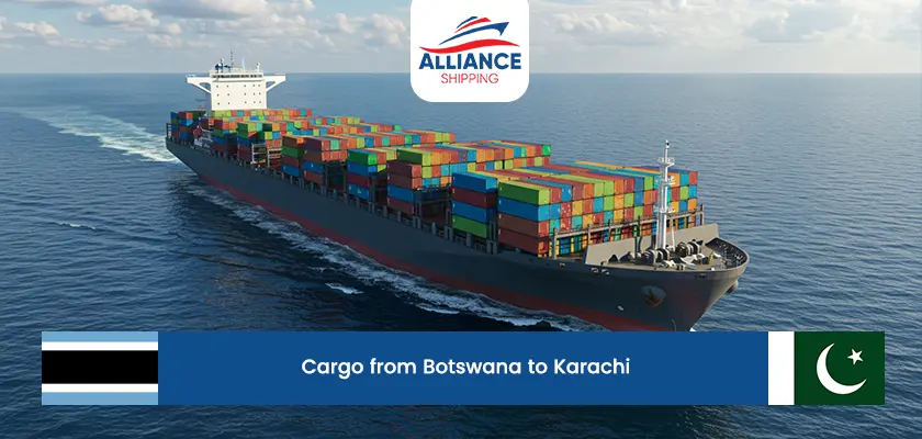 Cargo from Botswana to Karachi
