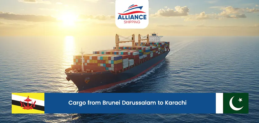 cargo from brunei darussalam to karachi