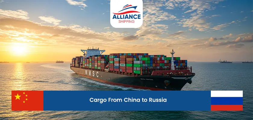 cargo from china to russia