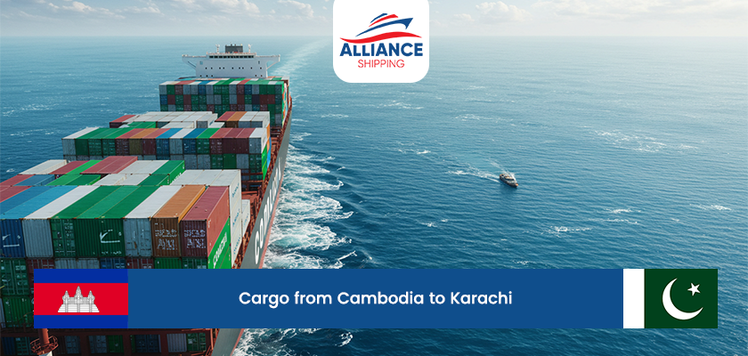 Cargo from Cambodia to Karachi