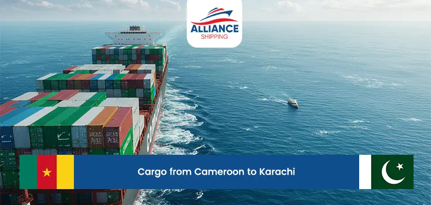 Cargo from Cameroon to Karachi