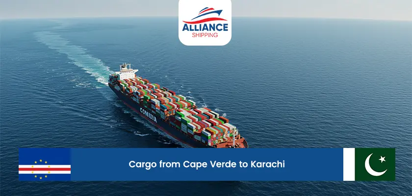 Cargo from Cape Verde to Karachi