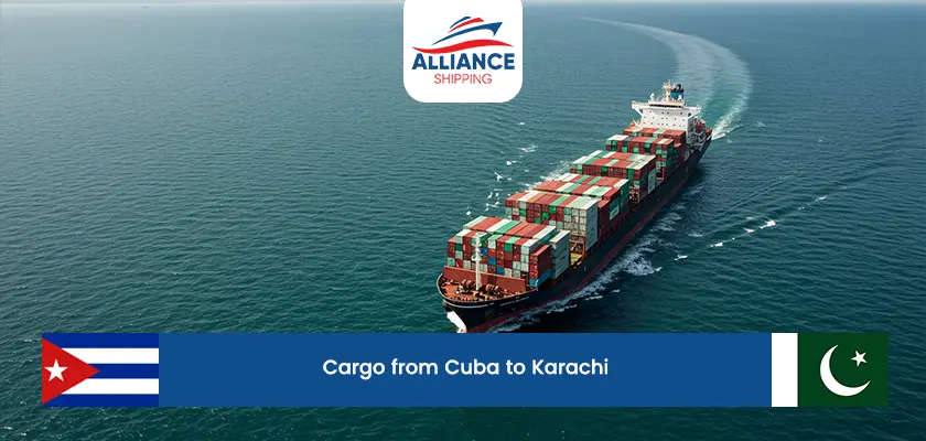 Cargo from Cuba to Karachi