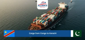 cargo from congo to karachi