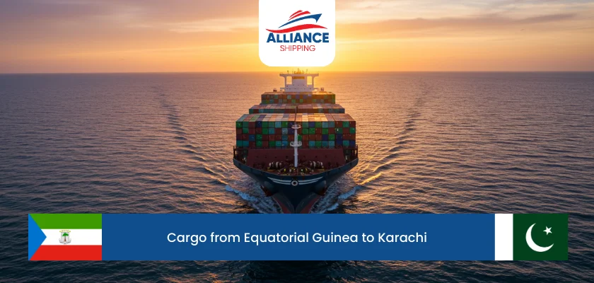 Cargo from Equatorial Guinea to Karachi