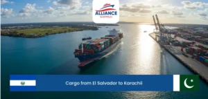 cargo from el salvador to karachi