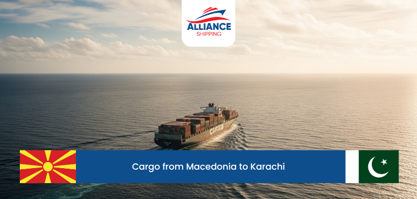 Cargo from Macedonia to karachi