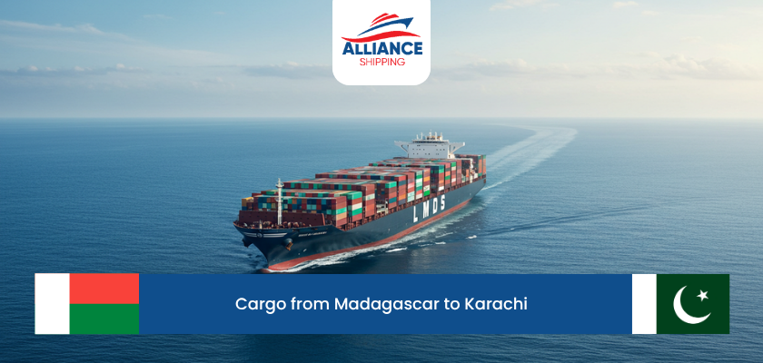 Cargo from Madagascar to karachi