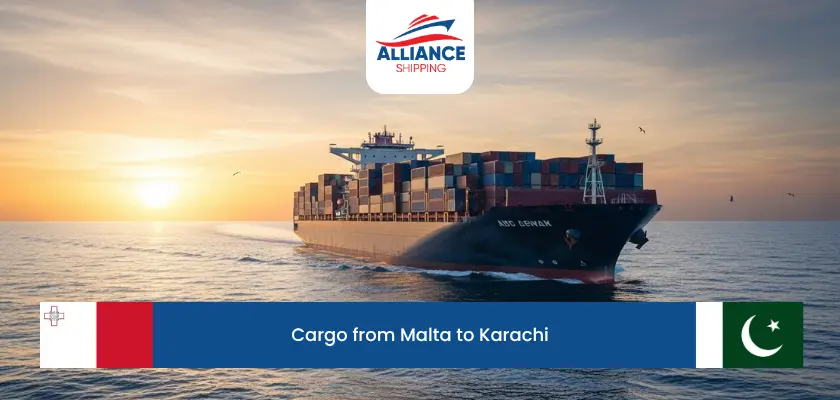 Cargo from Malta to karachi