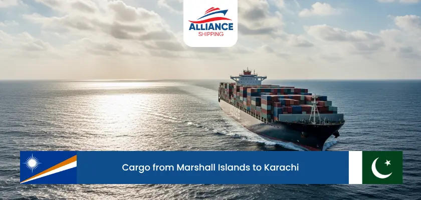 Cargo from Marshall Islands to karachi