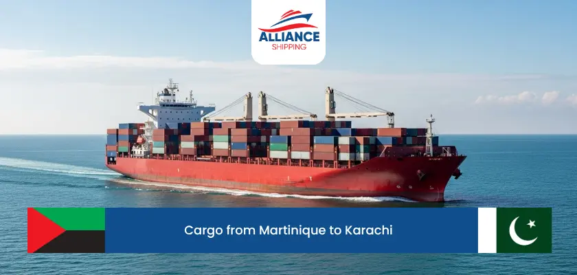 Cargo from Martinique to karachi