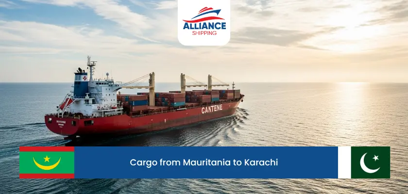 Cargo from Mauritania to karachi
