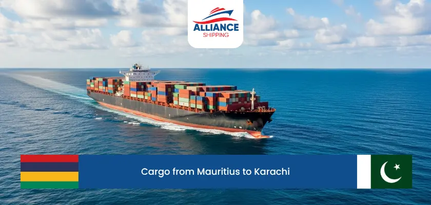 Cargo from Mauritius to karachi