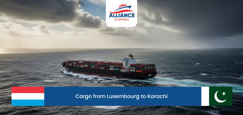 cargo from Luxembourg to karachi