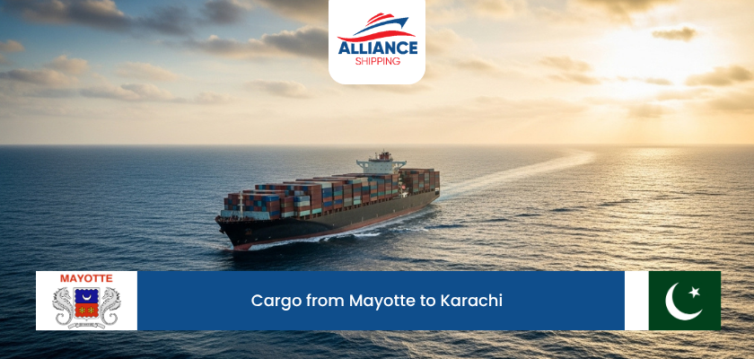 Cargo from Mayotte to karachi