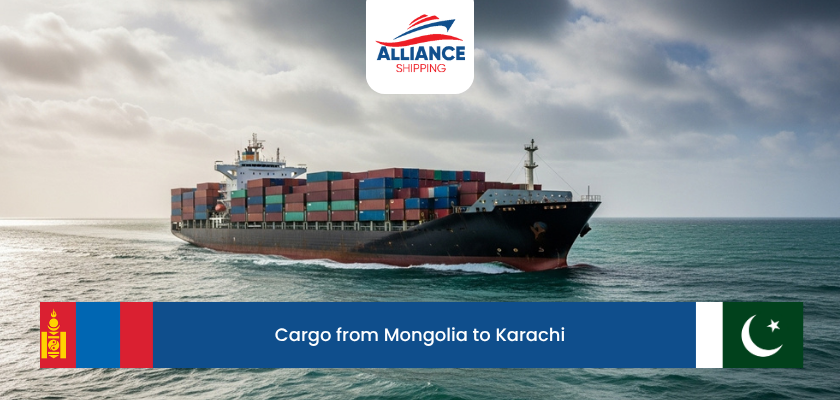 Cargo from Mongolia to karachi