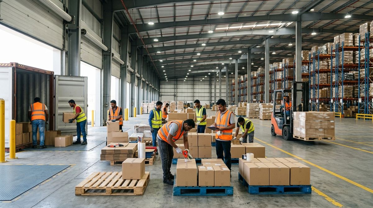 Re-export from Dubai: repacking and relabelling cartons in a free zone warehouse
